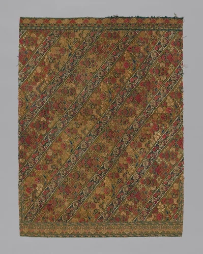 Panel (From woman's trousers) by Iran, textile, 1801-1850