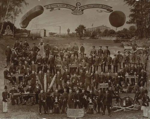 Souvenir of Service in the Second Municipal Balloon Battalion by Unidentified Photographer, photograph, 1905