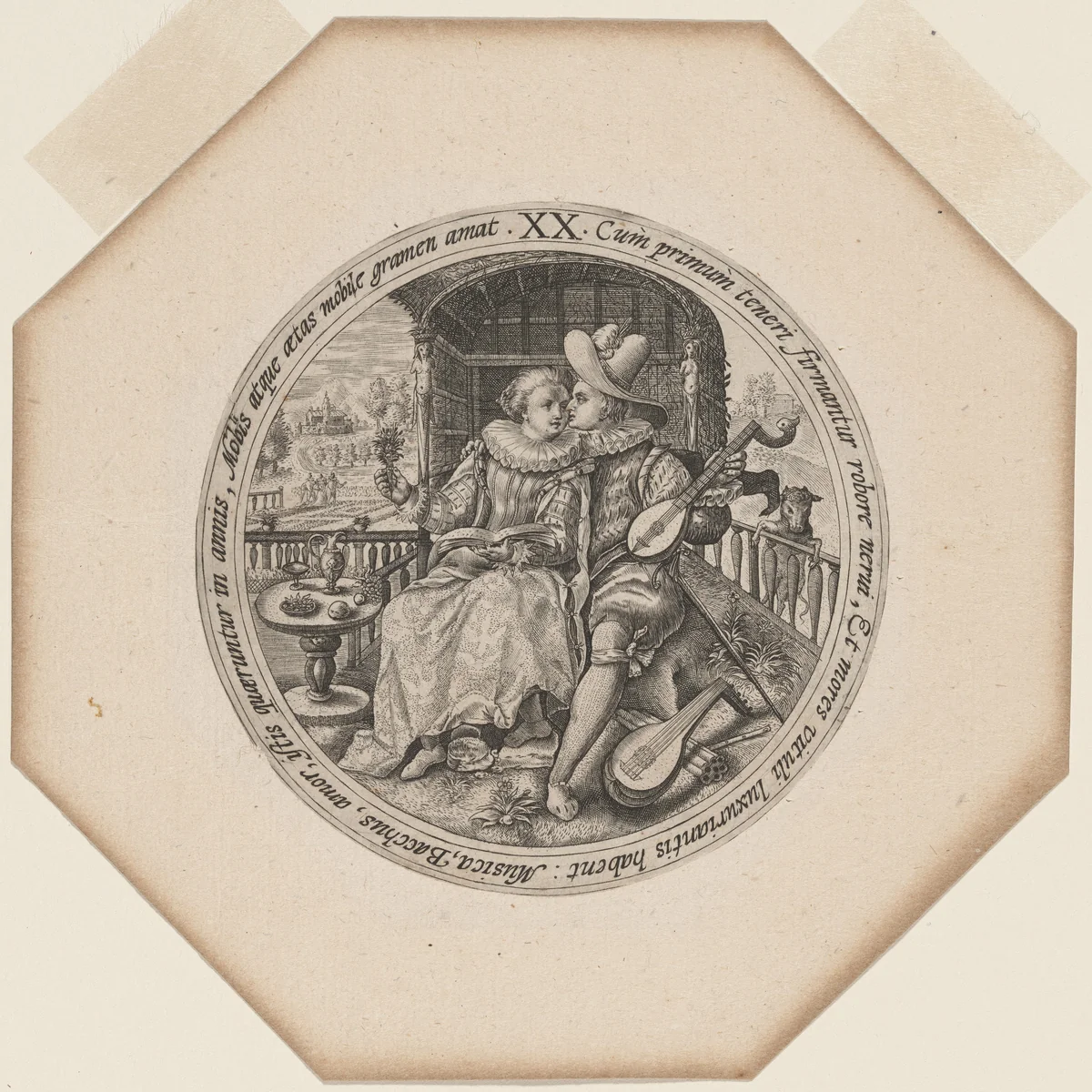 XX: Twenty Years by Crispijn van de Passe I, print, 1594-1599