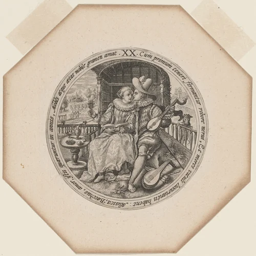 XX: Twenty Years by Crispijn van de Passe I, print, 1594-1599