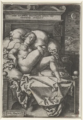 De nacht by Unknown, print, 1553