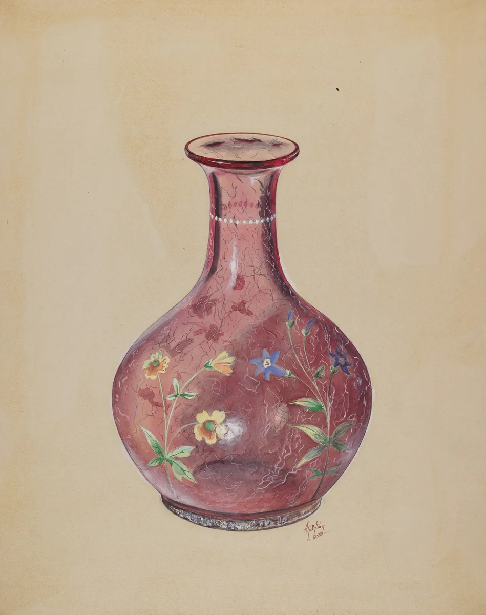 Water Carafe by Ralph Atkinson, index of american design, 1937