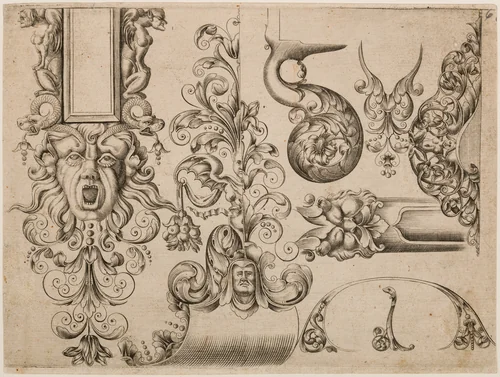 Plate Six from Plusieurs Models des plus nouuelles manieres qui sont en usage en l'Art de Arquebuzerie by C. Jacquinet, print, 1635-1685