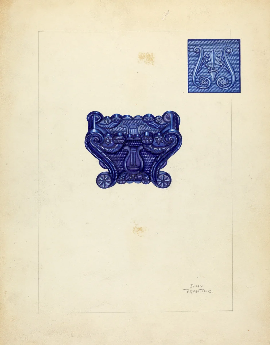 Salt Cellar by John Tarantino, index of american design, 1940