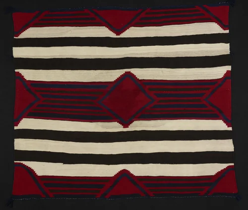Chief Blanket (Third Phase) by Navajo, textile, 1855-1865