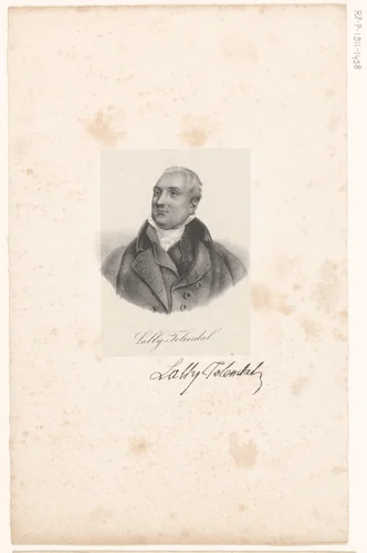 Portret van Gérard de Lally-Tollendal by anonymous, print, 1818-1842