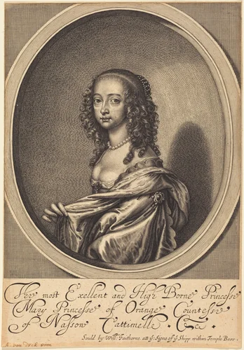 Mary, Princess of Orange by William Faithorne
Sir Anthony van Dyck, print, 1616-1691