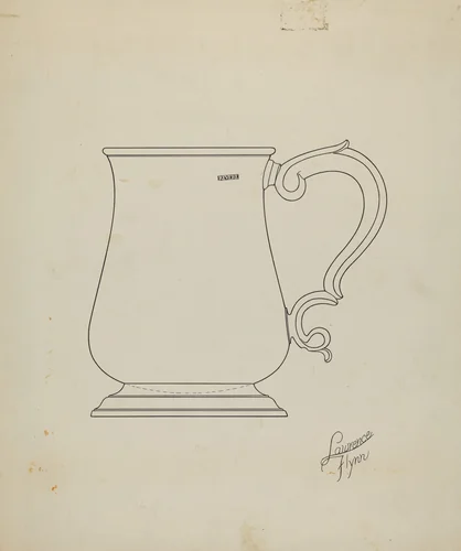 Silver Mug by Lawrence Flynn, index of american design, 1938