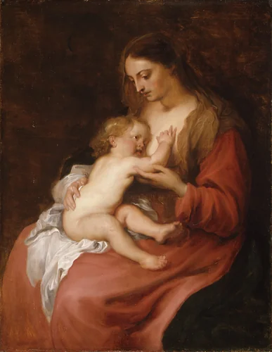 Virgin and Child by Anthony van Dyck, painting, 1615-1625