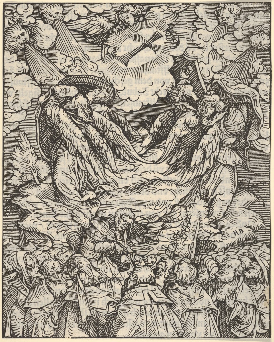 Designation of the Elect, plate 6 from The Apocalypse by Hans Burgkmair, print, 1523-1524