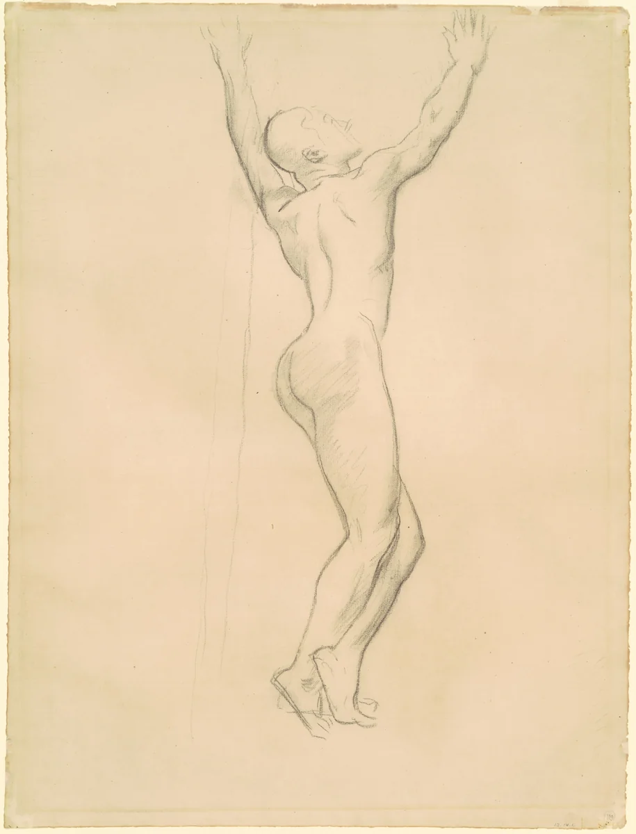 Study for "Apollo and Daphne" by John Singer Sargent, drawing, 1913-1920