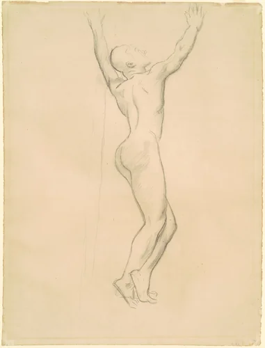Study for "Apollo and Daphne" by John Singer Sargent, drawing, 1913-1920