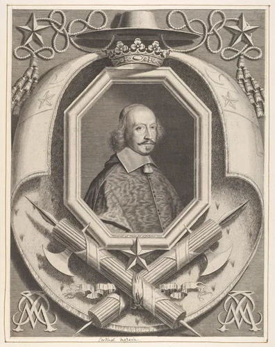 Le Cardinal Jules Mazarin by Robert Nanteuil, print, 1659