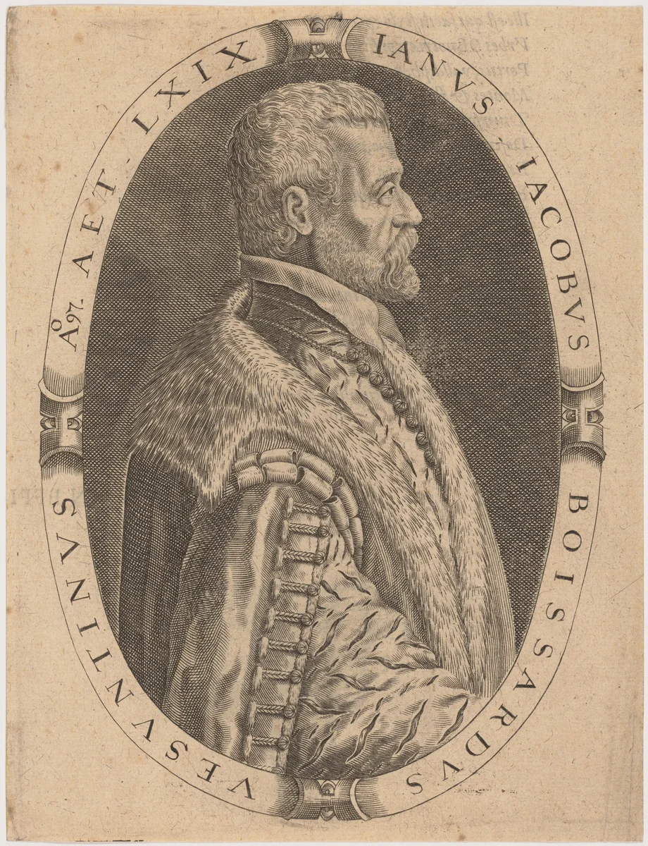 Jean Jacques Boissard by Unknown 19th Century, print, 1800-1899