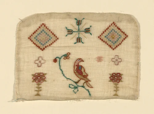 Needlecase Sampler by England, textile, 1775-1800