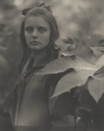 Untitled (Mary Steichen at age 13) by Edward Steichen, photograph, 1917