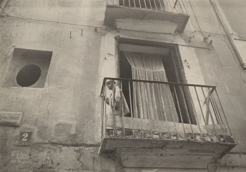 Balcony/Valencia by Robert Frank, photograph, 1952
