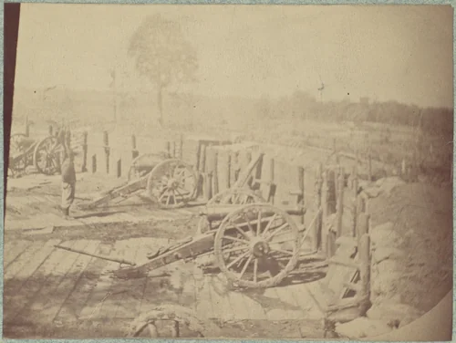 Rebel Works in Front of Atlanta, Georgia, No. 2 by George N. Barnard, photograph, 1864