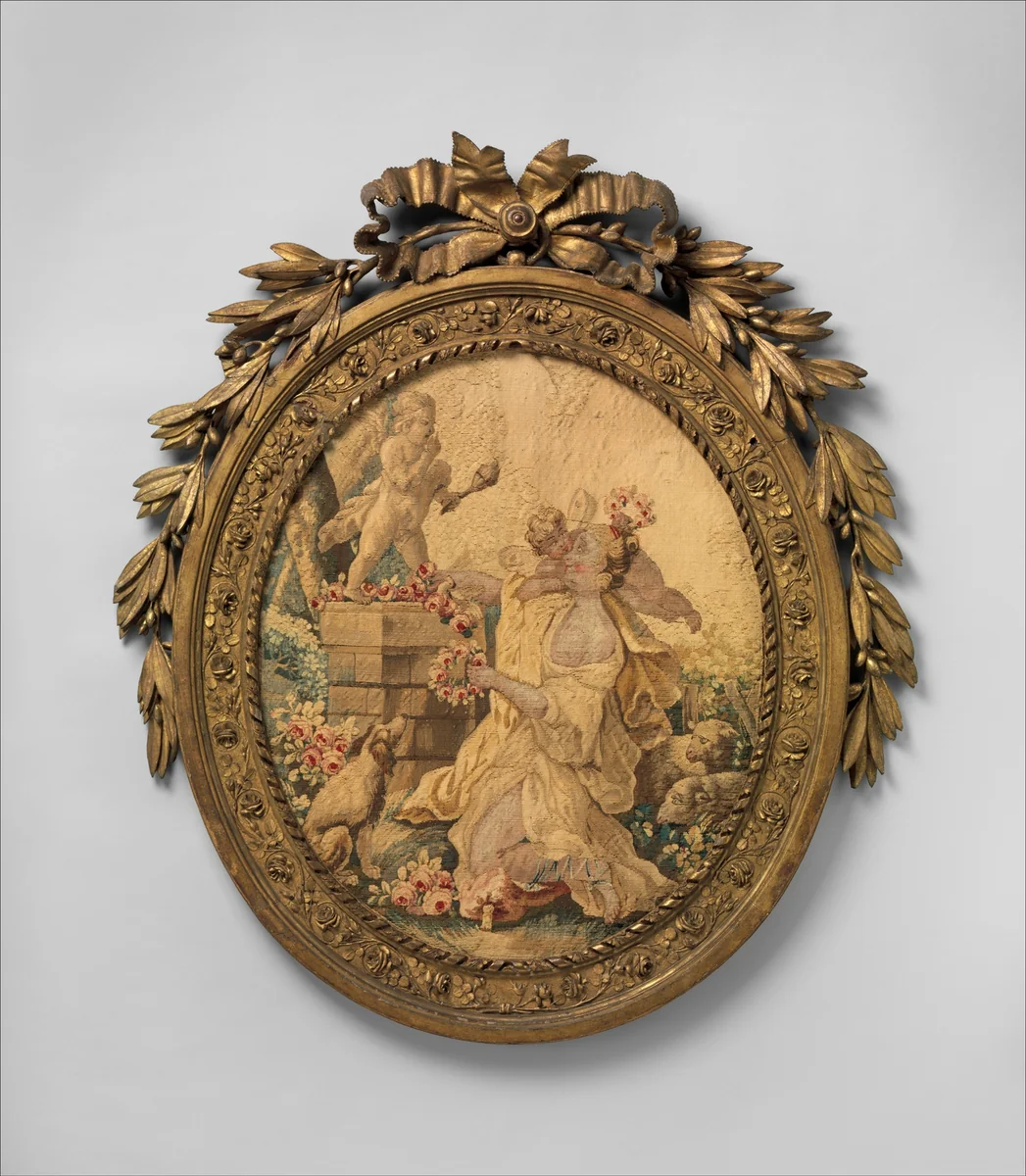 The Worship of Cupid by Jean Baptiste Huet, textile, 1770-1795