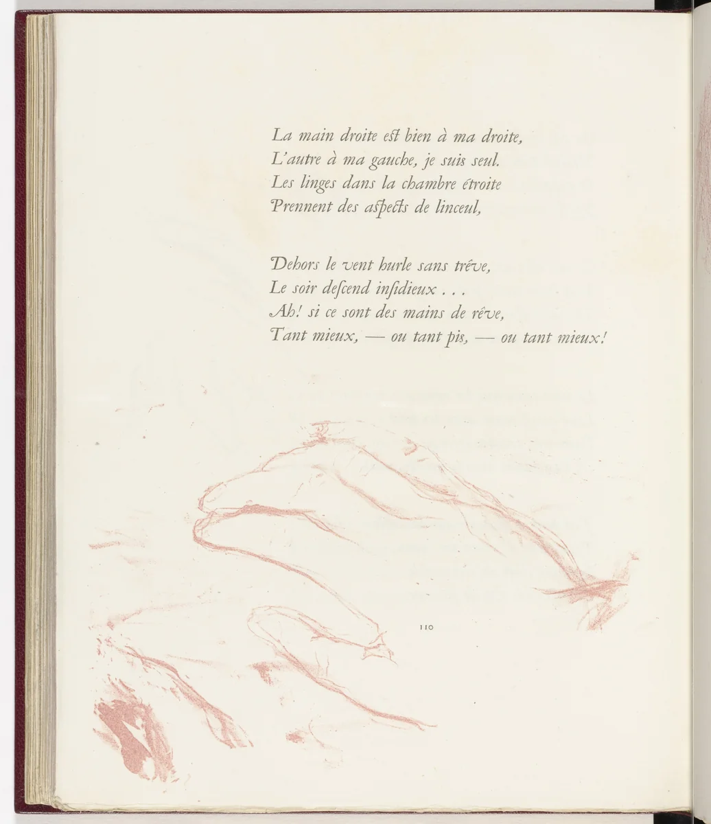 In-text plate (page 110) from Parallèlement (In Parallel) by Pierre Bonnard, illustrated book, 1900