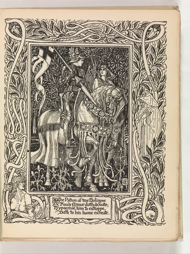 The Faerie Queene, A Poem in Six Books with the Fragment Mutabilitie: Book I by Edmund Spenser, book, 1894-1897
