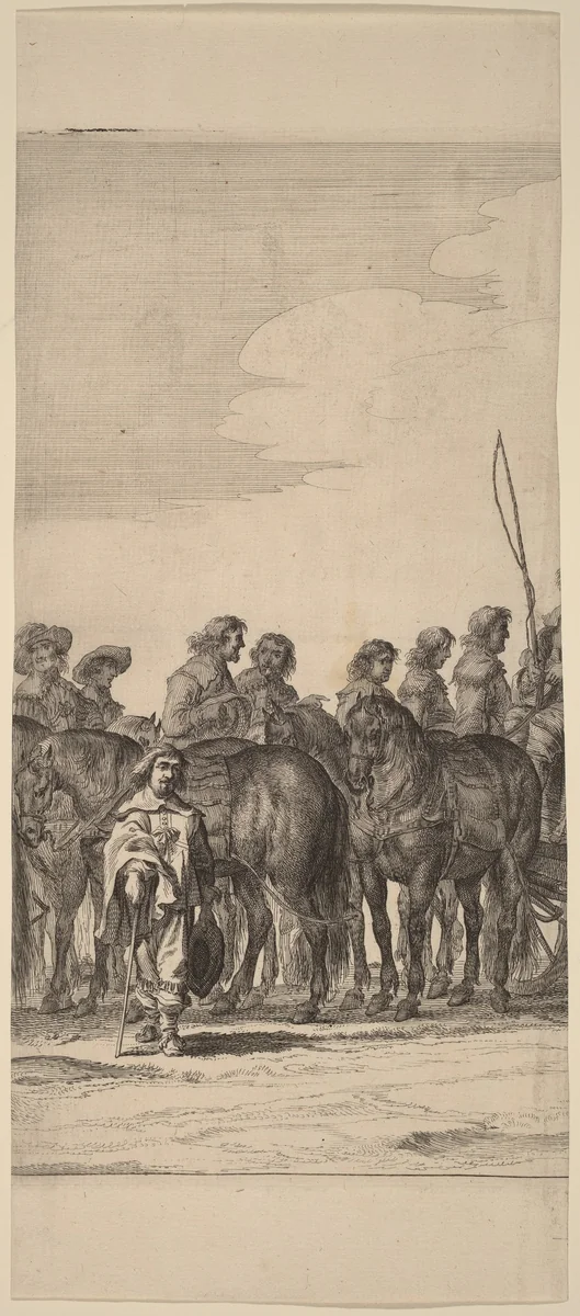 Entry of Marie de Medici into Amsterdam [plate 5 of 6] by Pieter Nolpe, print, 1638