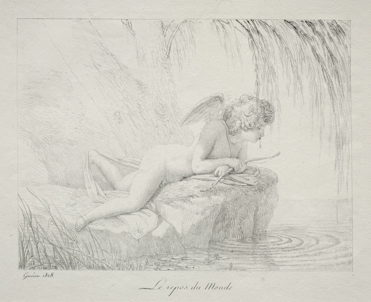 Repose of the World by Pierre Guérin, print, 1818