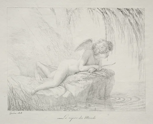 Repose of the World by Pierre Guérin, print, 1818