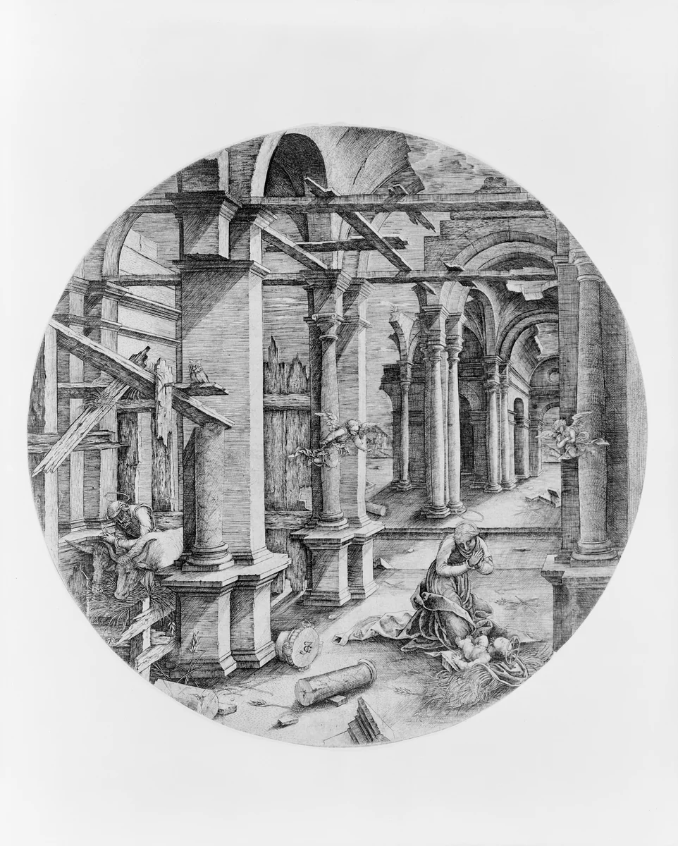 The Nativity by Master JG, print, 1520-1539