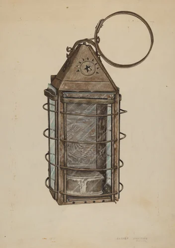 Lantern by Esther Williams, index of american design, 1939