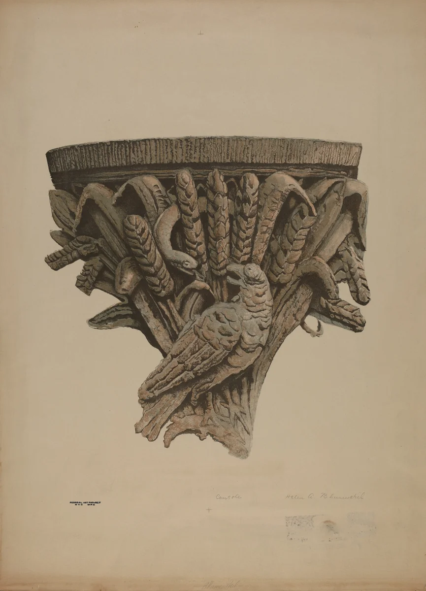 Architectural Ornament by Helen Alpiner Blumenstiel, index of american design, 1935-1942