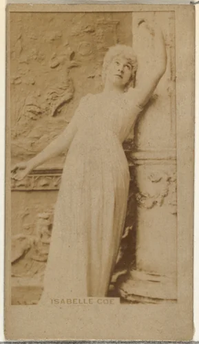 Isabelle Coe, from the Actors and Actresses series (N145-8) issued by Duke Sons & Co. to promote Duke Cigarettes by W. Duke, Sons & Co., photograph, 1890-1895