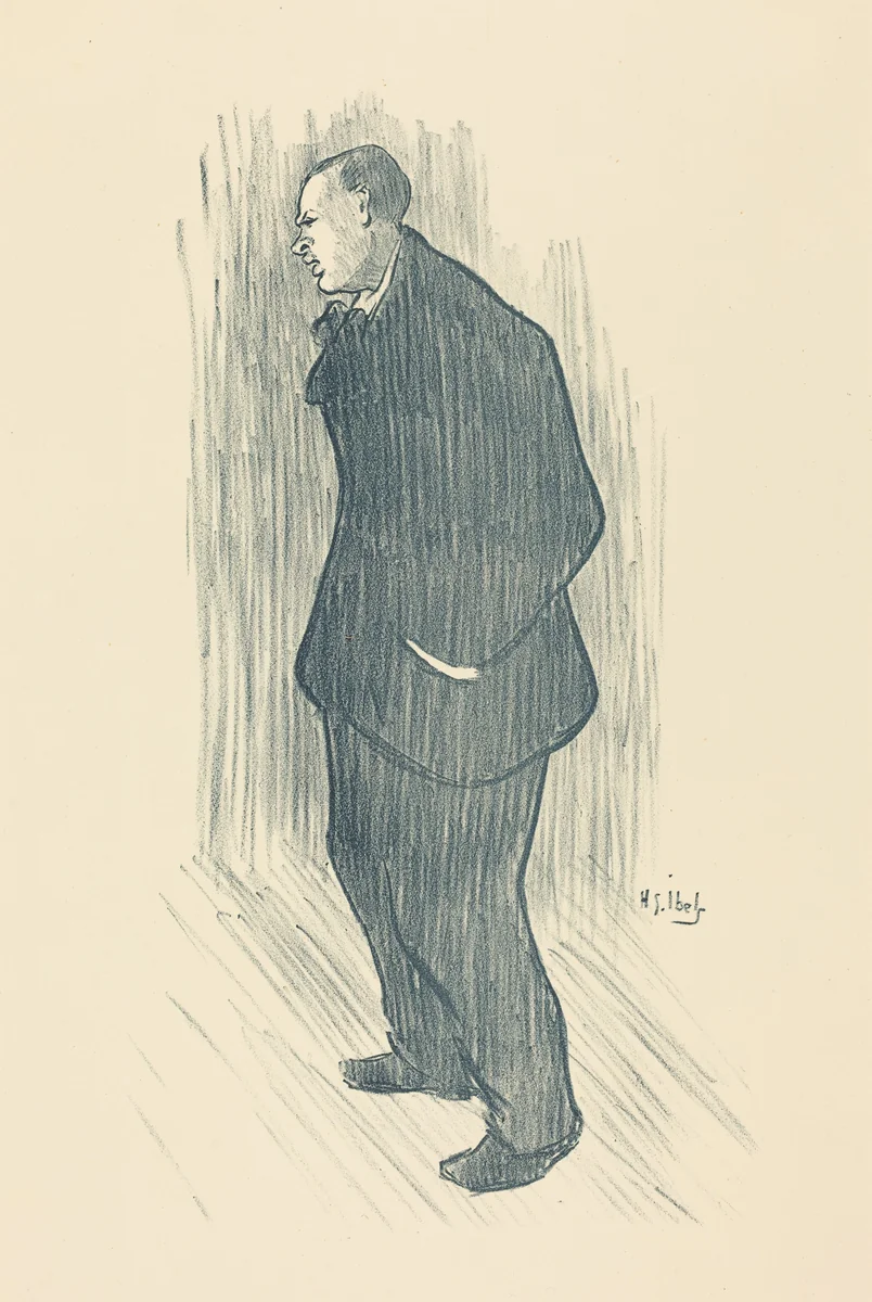Actor by Henri Gabriel Ibels, portfolio, 1893