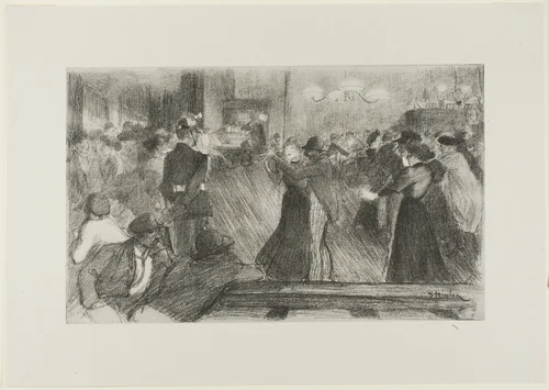 Dance Hall by Théophile Alexandre Steinlen, print, 1898