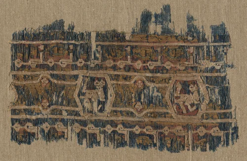 Fragment of a Tiraz-Style Textile by Unknown, textile, 1081-1094