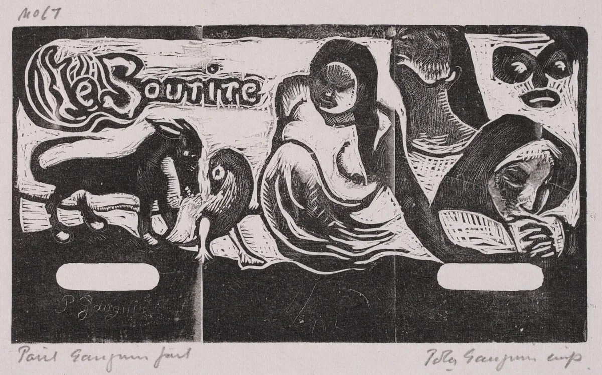 Tahitian and Noa Noa Series by Paul Gauguin, print, 1893-1894