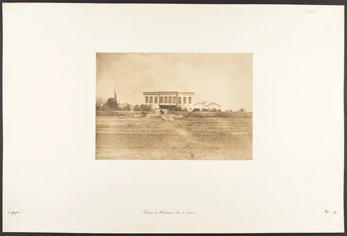 Palais de Mehemet-Ali, à Esné by Maxime Du Camp, photograph, 1850