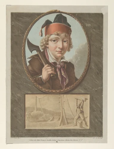 Joseph-Agricol Viala, after Sablet by Pierre-Michel Alix, print, 1790-1800