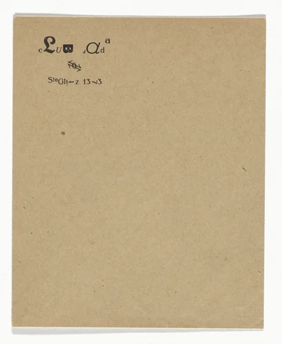 Club Dada Berlin Stationery Envelope by Johannes Baader, Raoul Hausmann, design, 1919