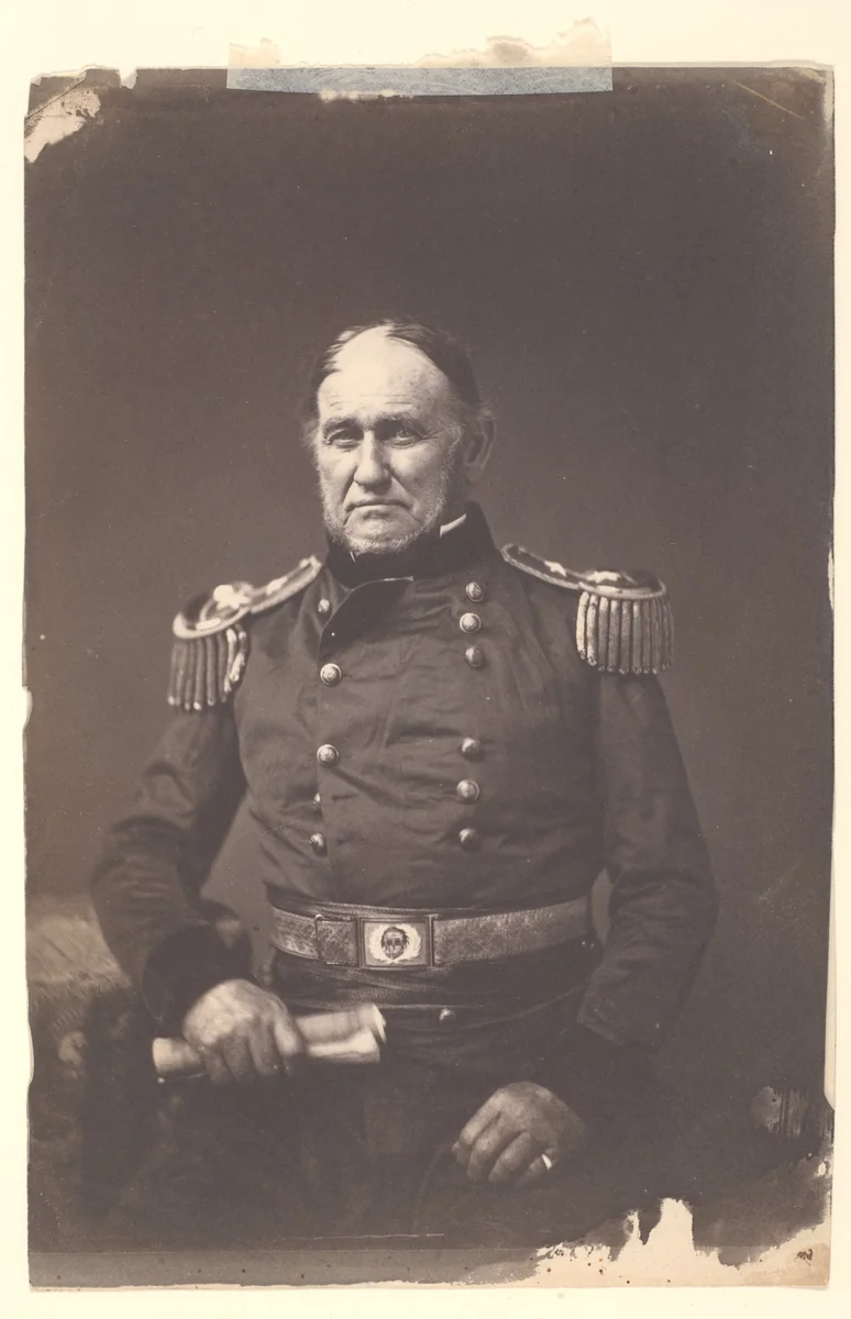 Major General David E. Twiggs by Mathew Brady, photograph, 1857-1861