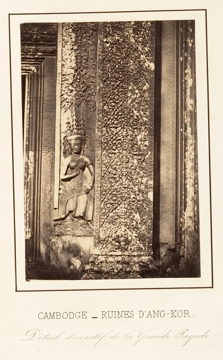 Détail Décoratif de la Grande Pagode by Emile Gsell, photograph, 1866