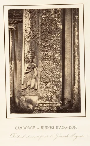 Détail Décoratif de la Grande Pagode by Emile Gsell, photograph, 1866