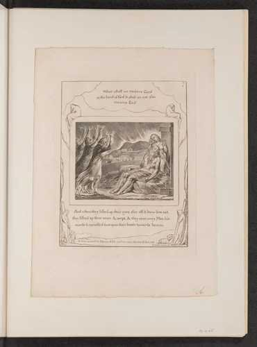 Job's Comforters by William Blake, portfolio, 1825
