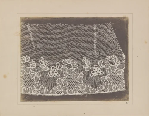 Lace by William Henry Fox Talbot, photograph, 1845