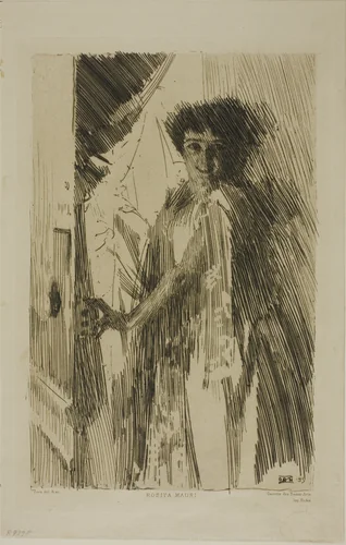 Rosita Mauri by Anders Zorn, print, 1889