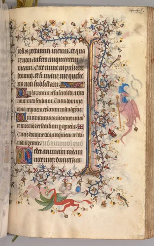 Hours of Charles the Noble, King of Navarre (1361-1425): fol. 217r, Text by Master of the Brussels Initials and Associates, book, 1400-1410