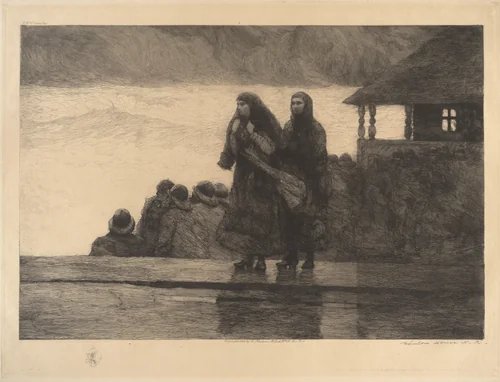 Perils of the Sea by Winslow Homer, print, 1888