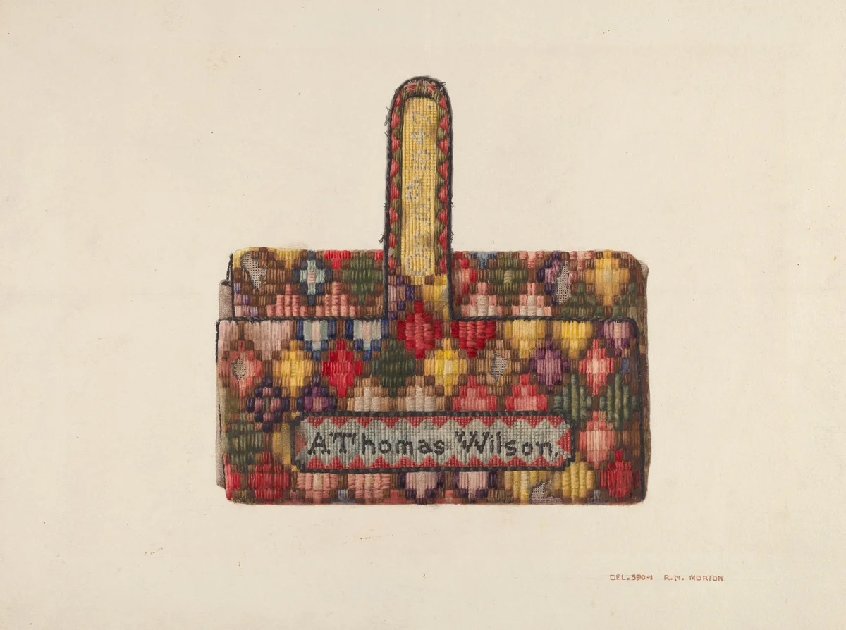 Wallet by Ralph Morton, index of american design, 1939