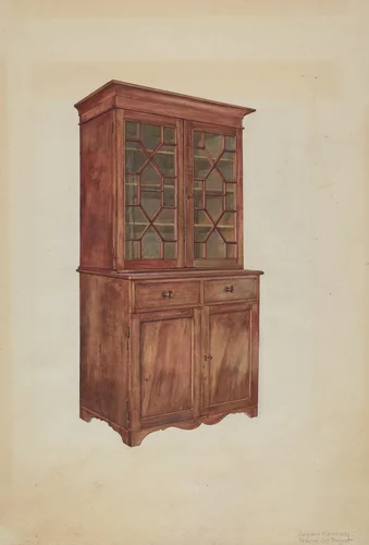 Cupboard by Virginia Kennady, index of american design, 1938