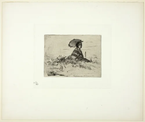 En Plein Soleil by James McNeill Whistler, print, 1858